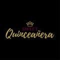 QuinceaÃÂ±era Birthday Party for Girl 15 years vector banner